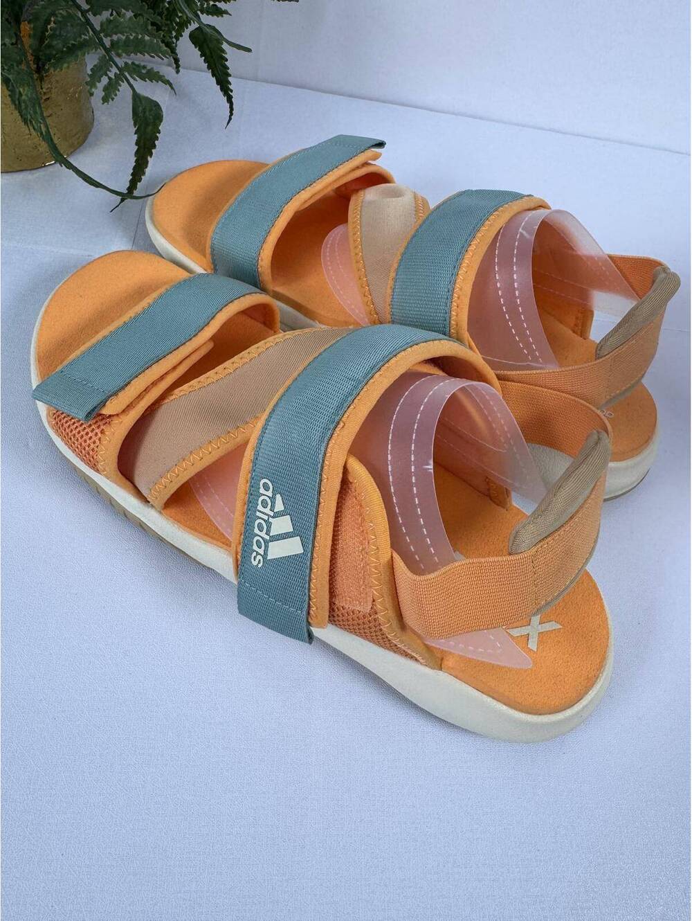Adidas Terrex Sumra Hiking Sandals Gorpcore Outdoor Women’s Size 11 Orange - Picture 2 of 6